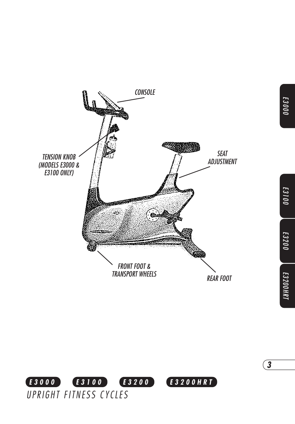 Vision Fitness E4000 User Manual | Page 7 / 60