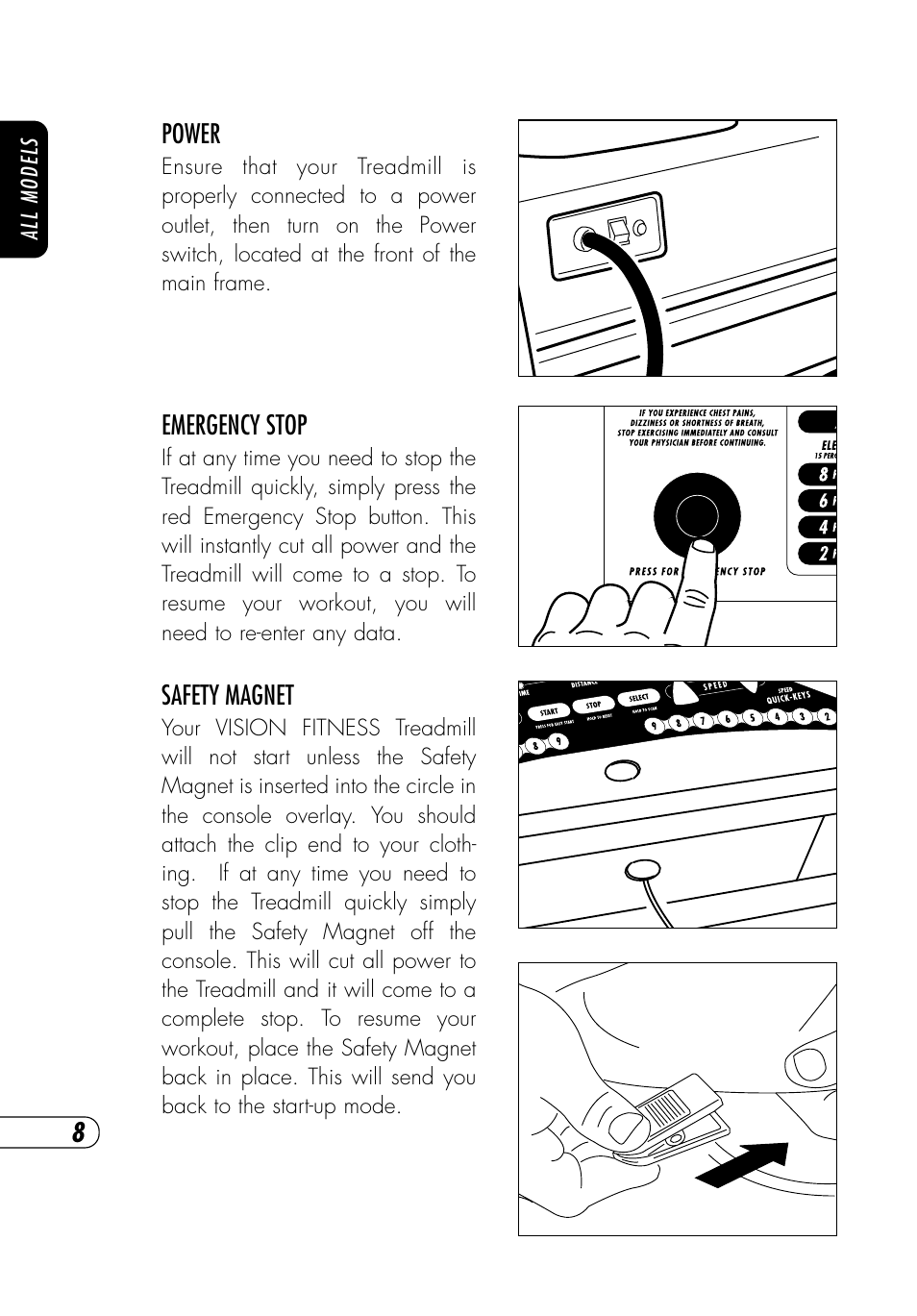 Vision Fitness t9700hrt User Manual | Page 12 / 72