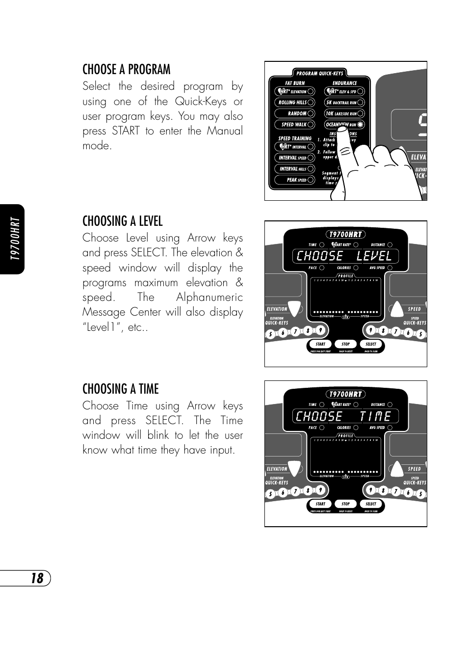 Vision Fitness t9700hrt User Manual | Page 22 / 72