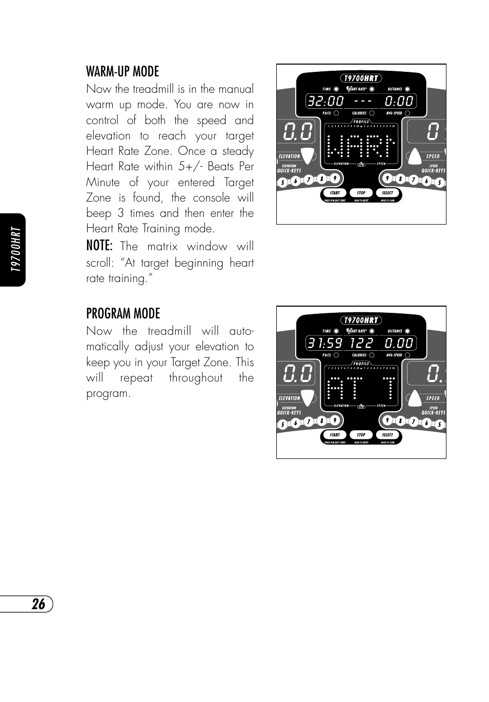 Vision Fitness t9700hrt User Manual | Page 30 / 72