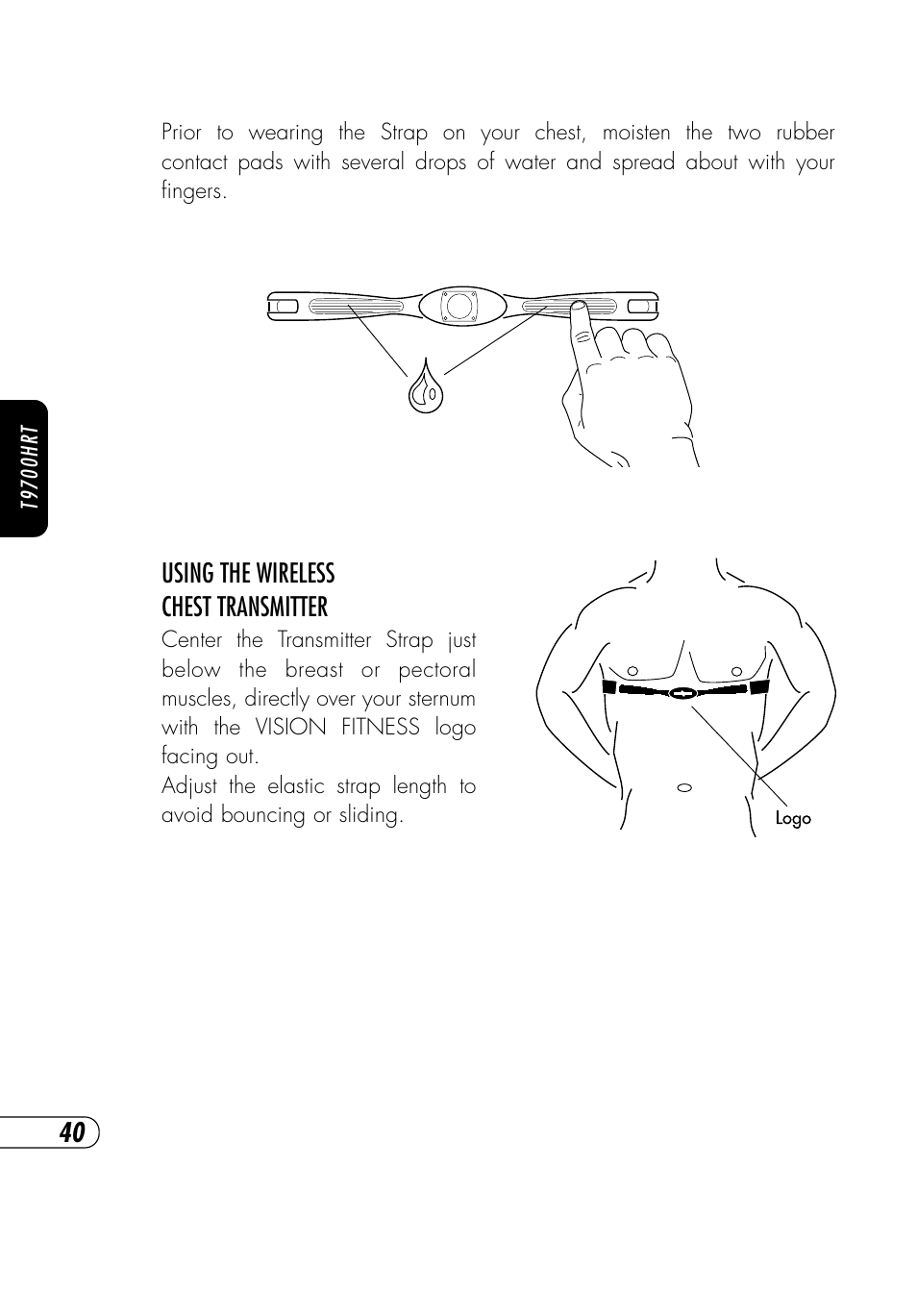 Vision Fitness t9700hrt User Manual | Page 44 / 72