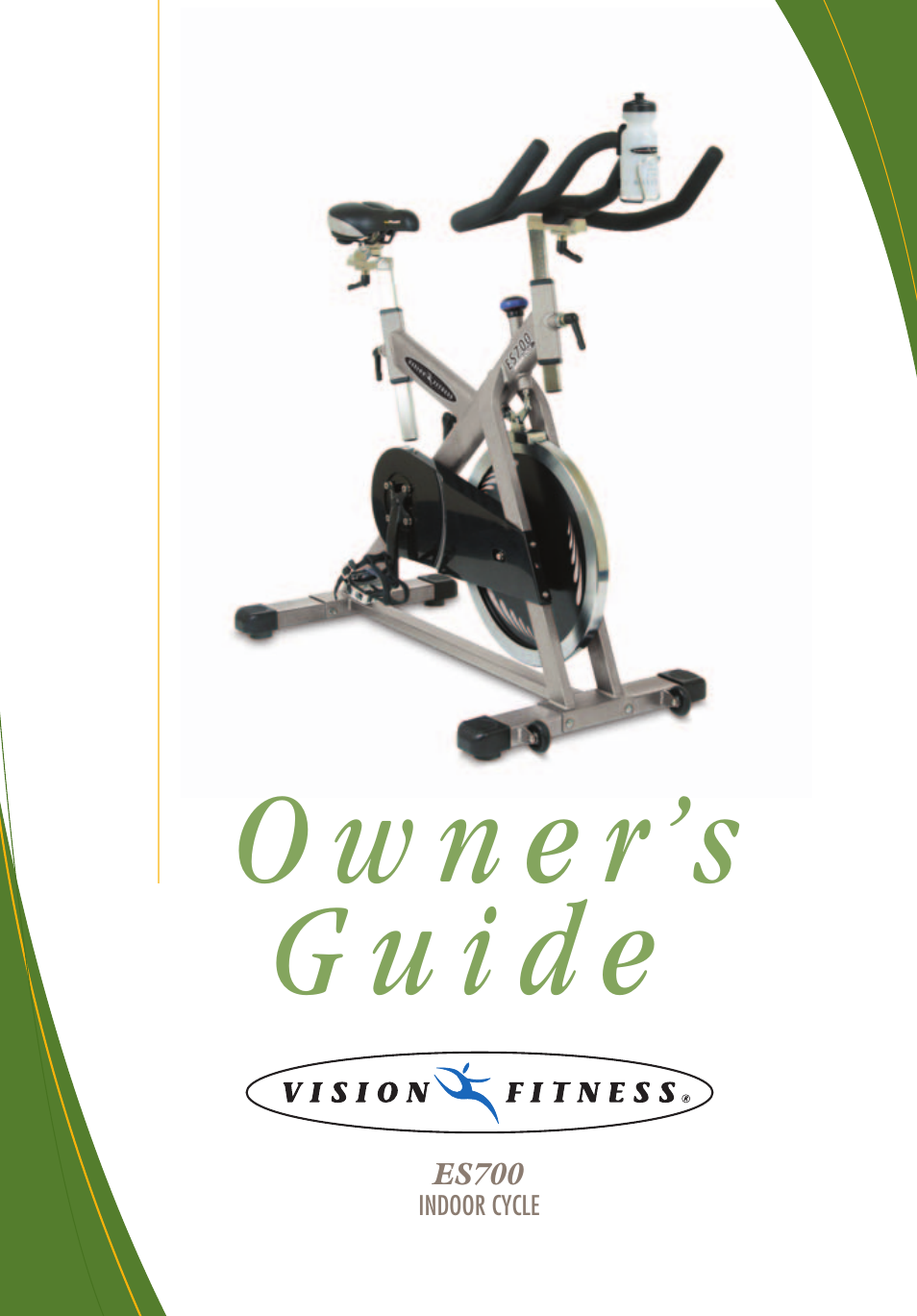 Vision Fitness ES700 User Manual | 36 pages