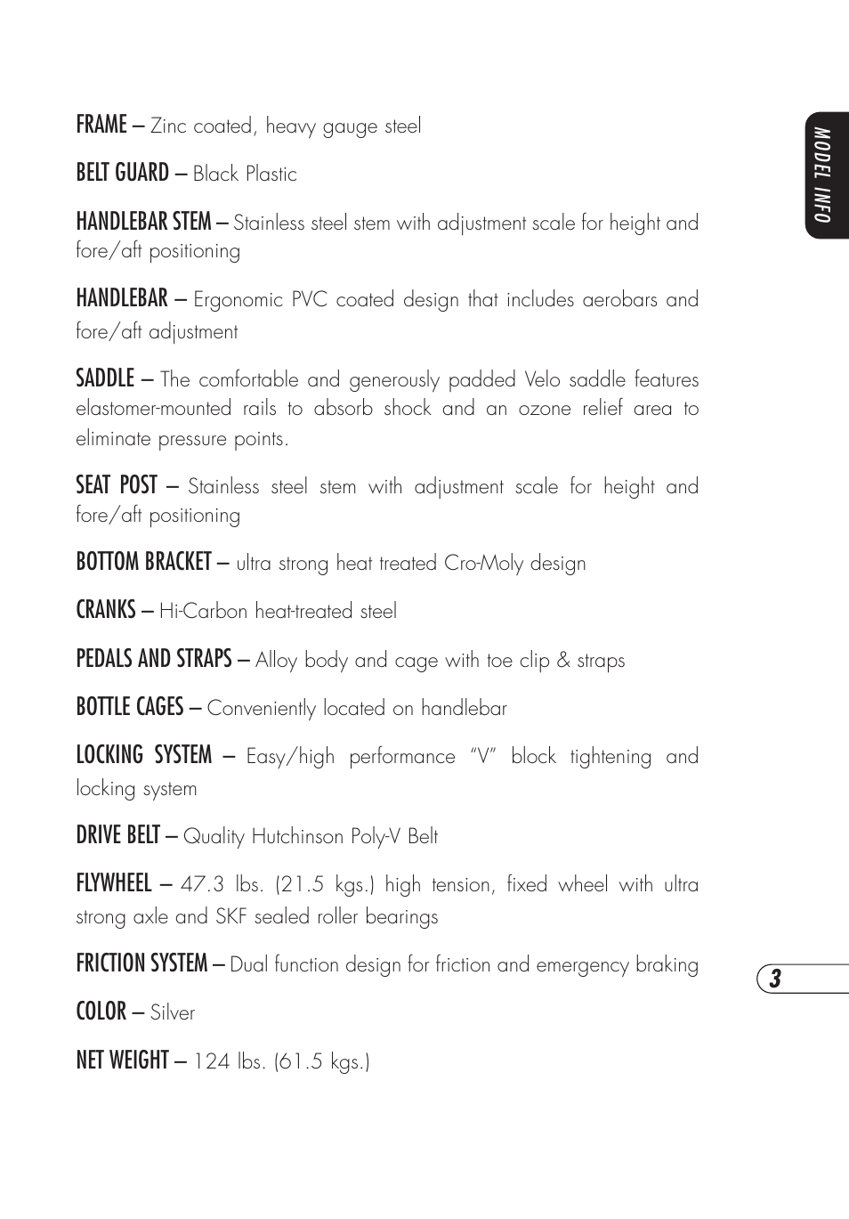 Vision Fitness ES700 User Manual | Page 7 / 36