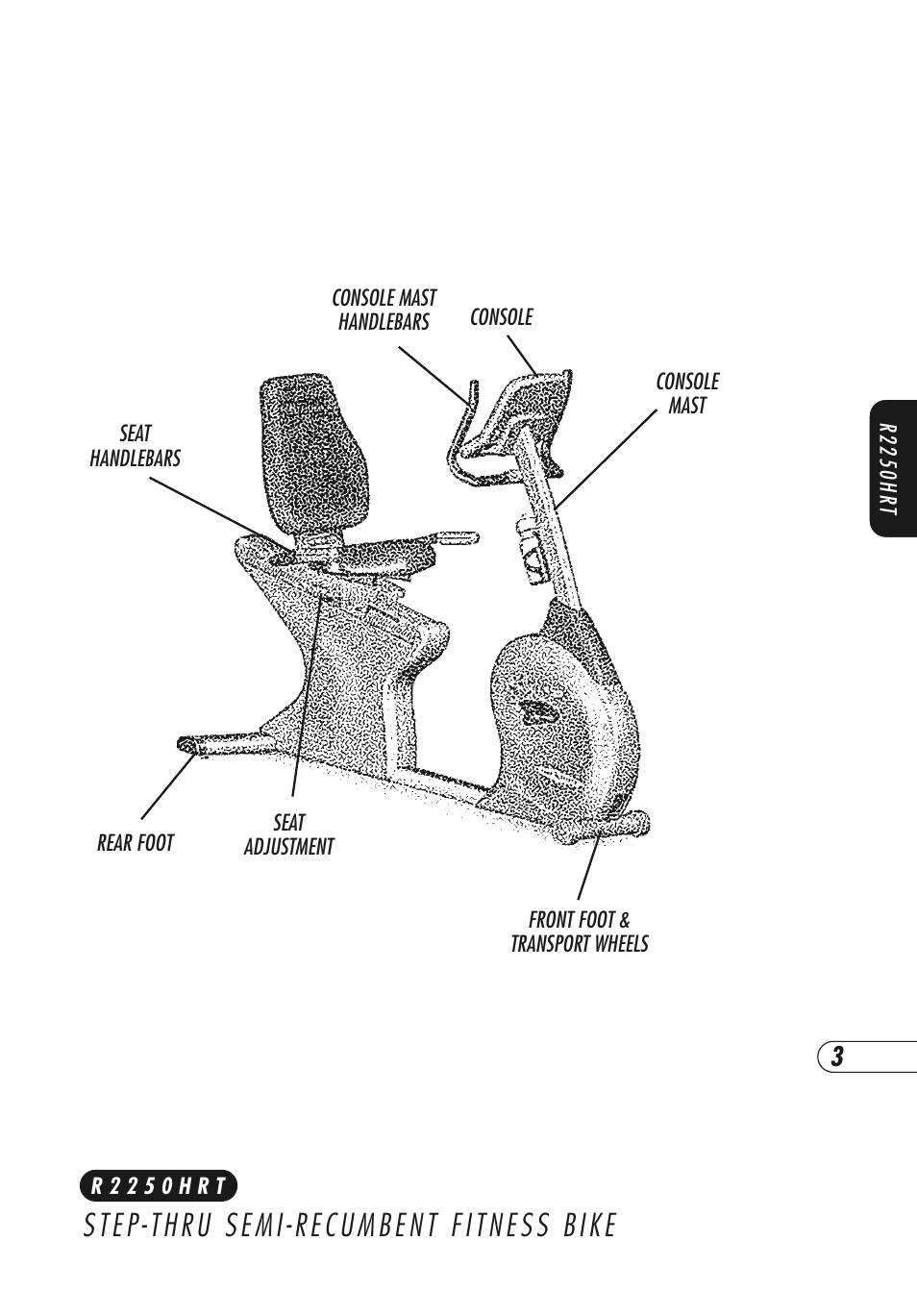 Vision Fitness R2250HRT User Manual | Page 7 / 64