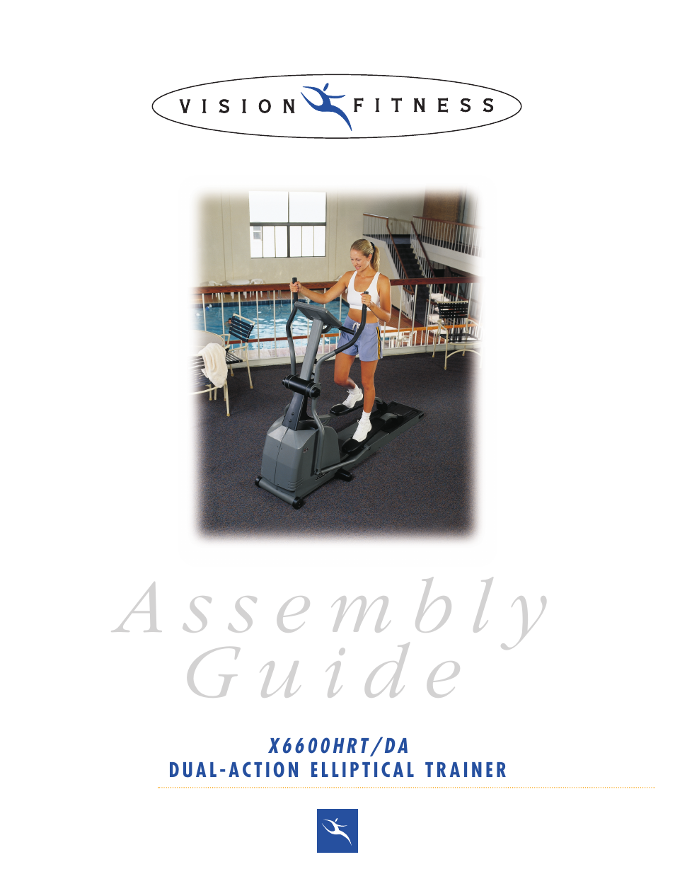 Vision Fitness X6600HRT/DA User Manual | 8 pages