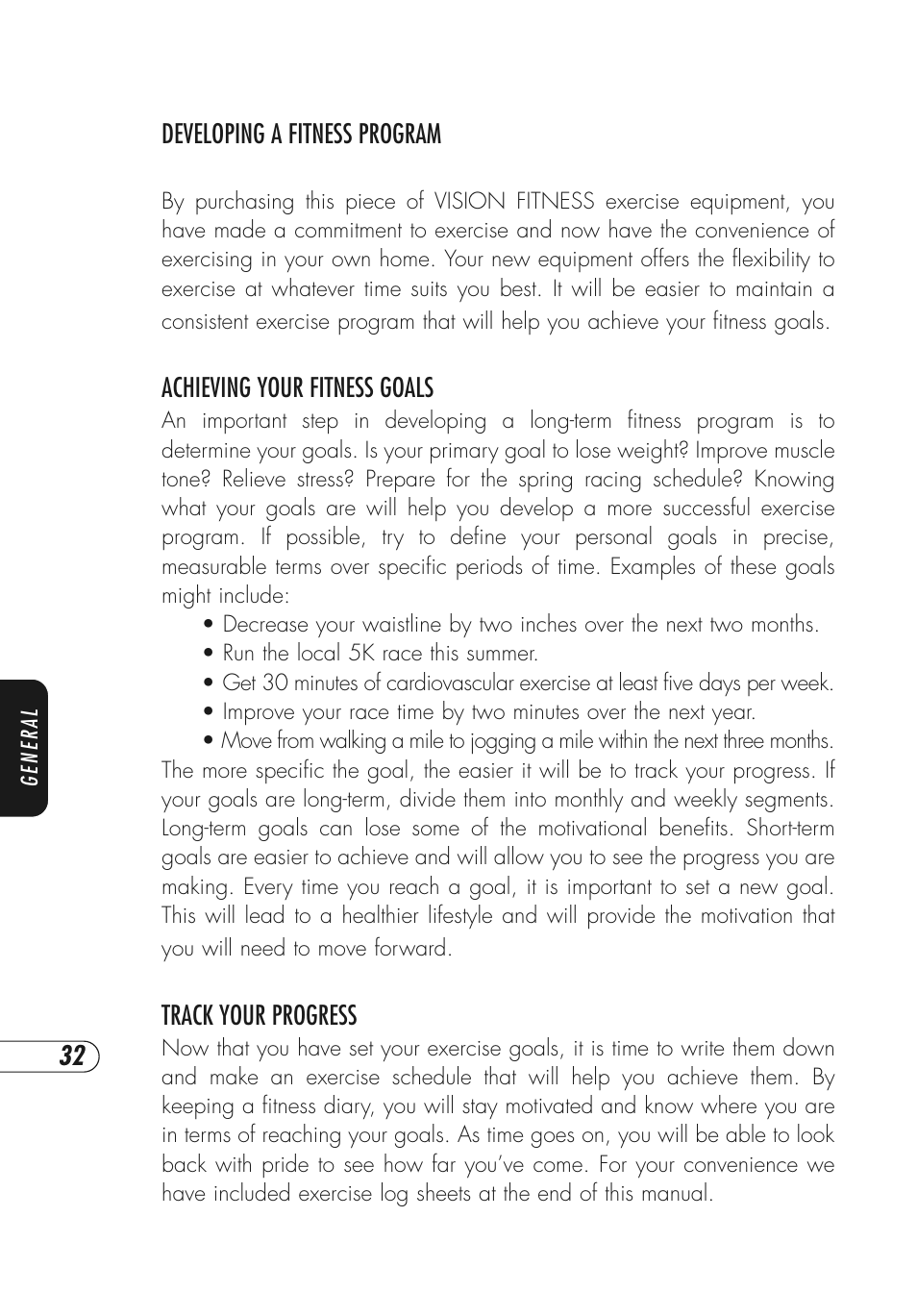 Vision Fitness Fitness Bike User Manual | Page 36 / 48