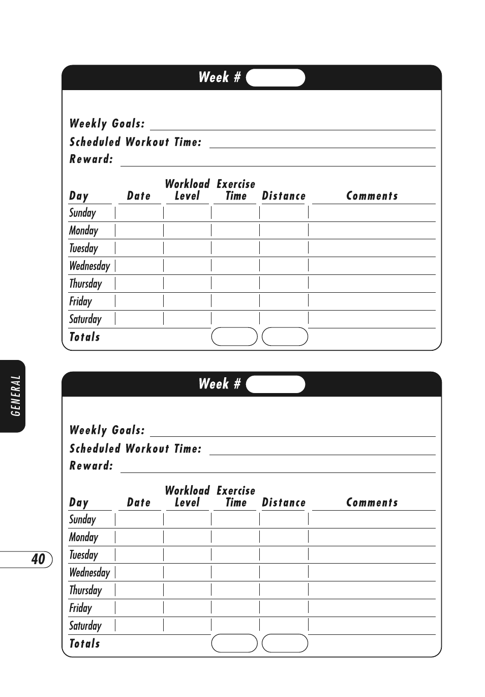 Vision Fitness Fitness Bike User Manual | Page 44 / 48