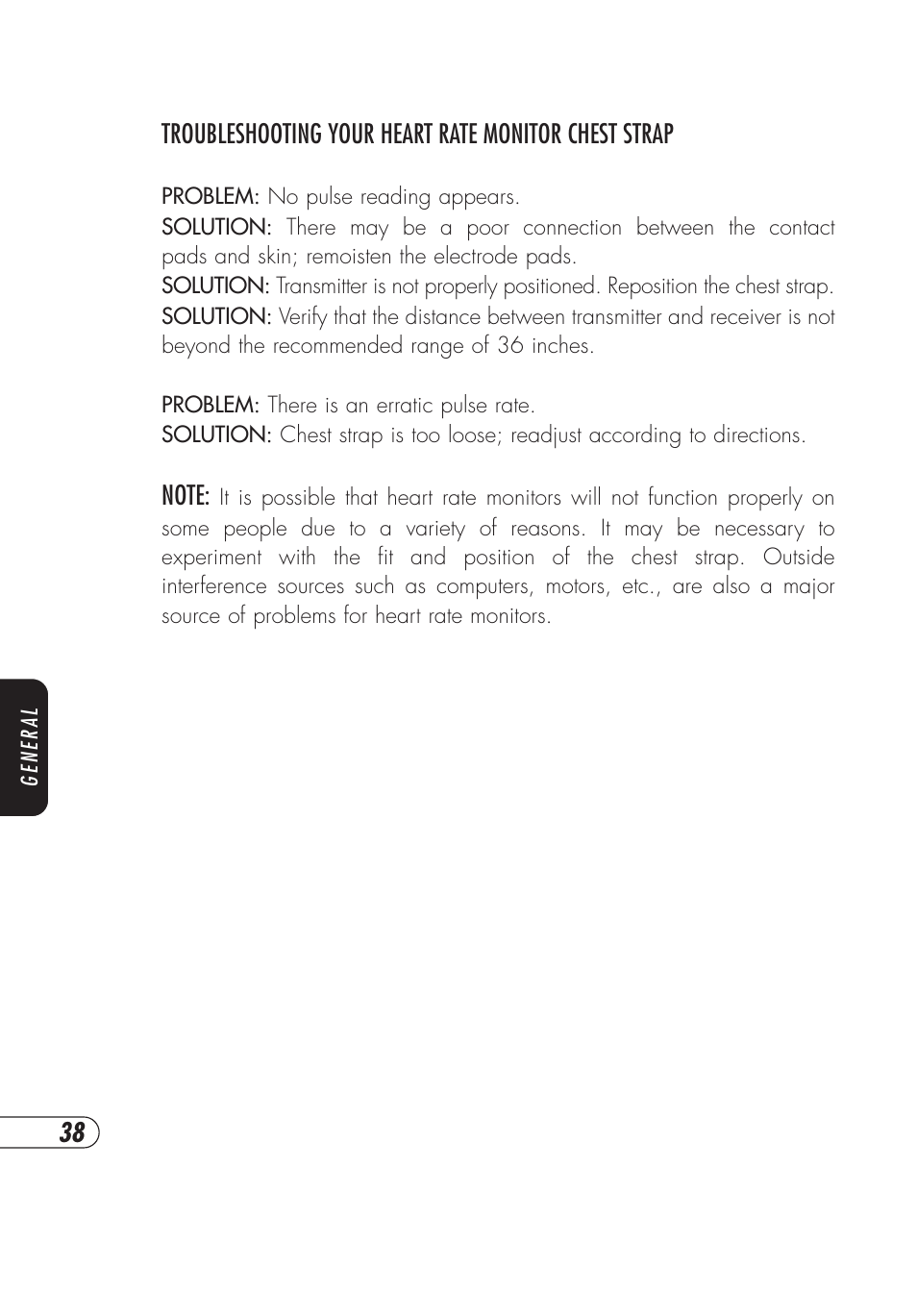 Vision Fitness TM357 User Manual | Page 42 / 60