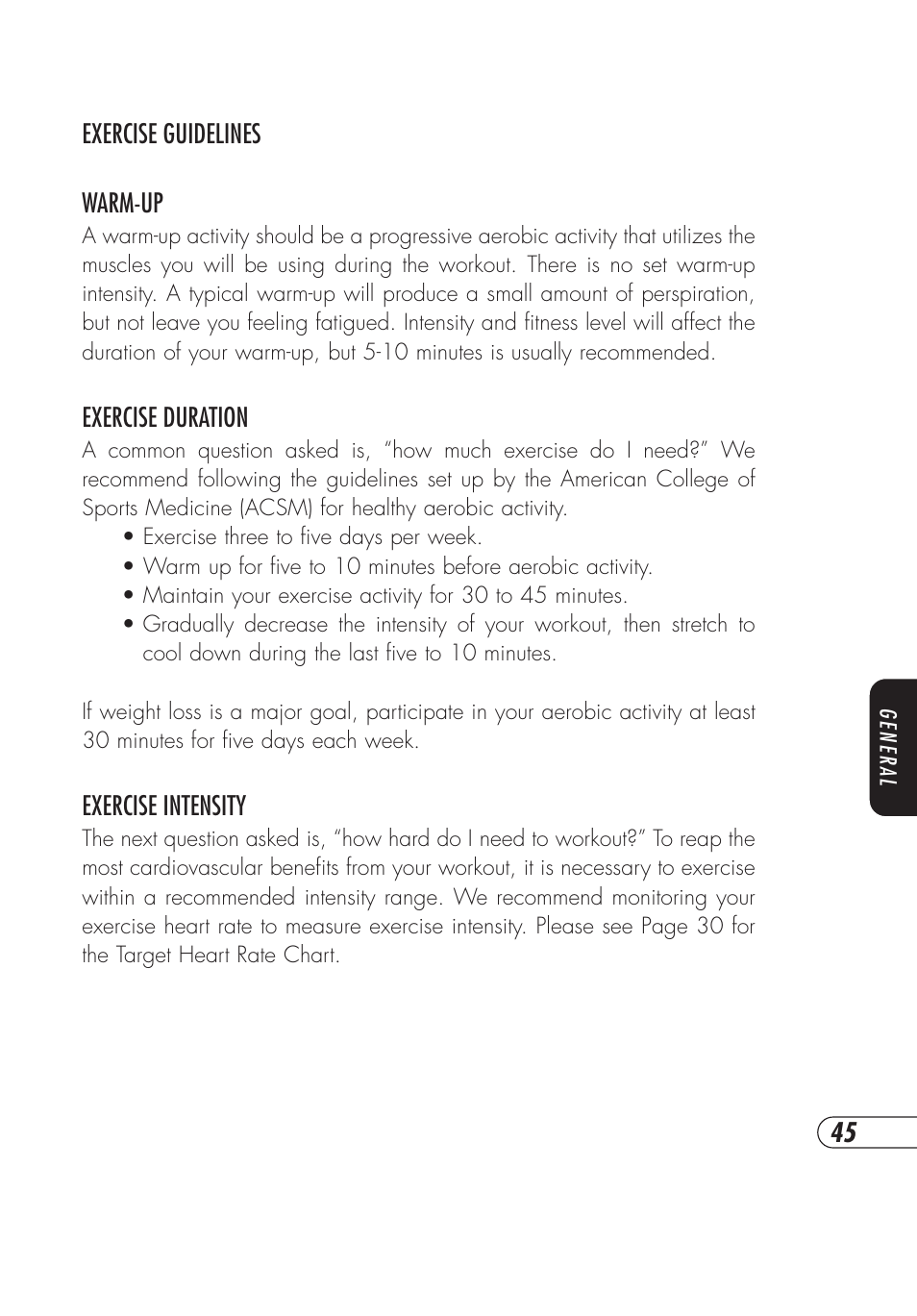 Vision Fitness TM357 User Manual | Page 49 / 60