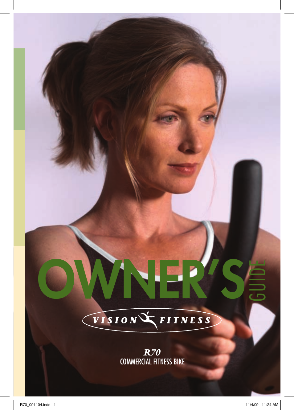 Vision Fitness R70 User Manual | 48 pages