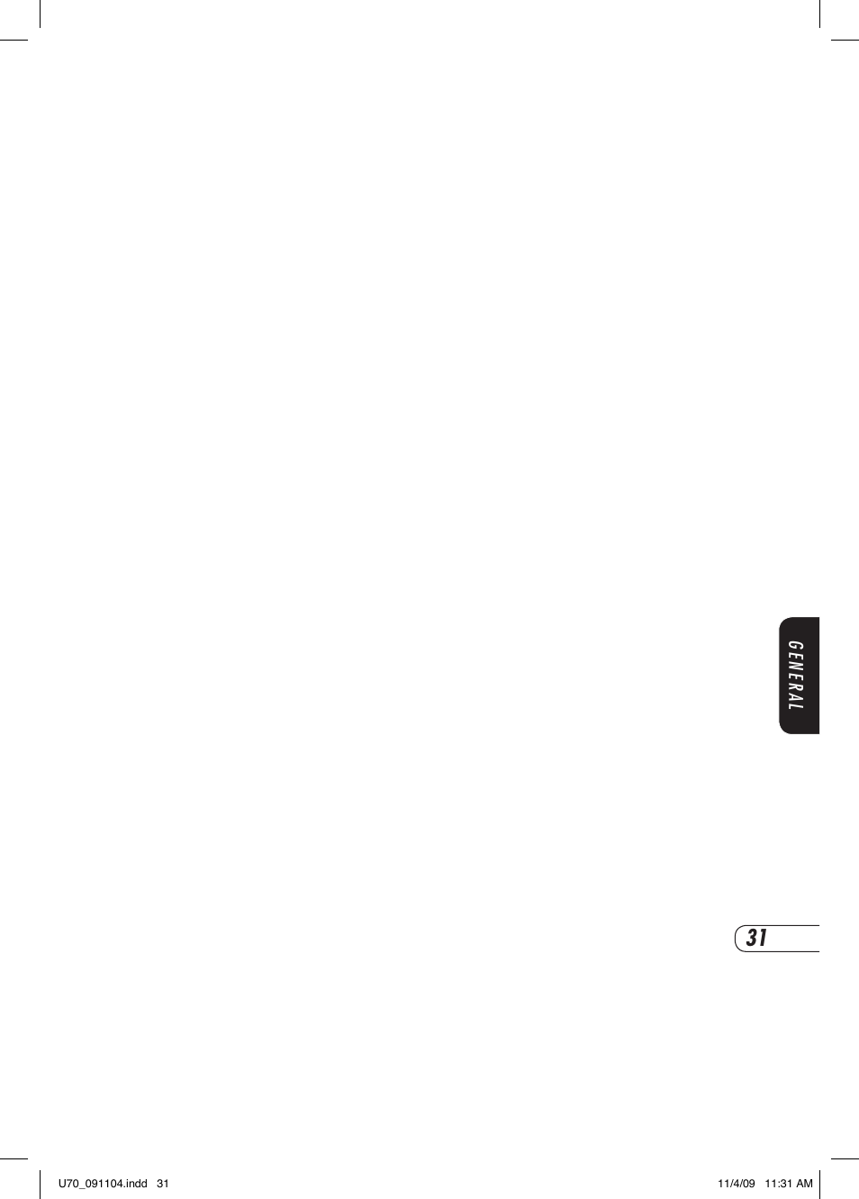 Vision Fitness U70 User Manual | Page 35 / 44