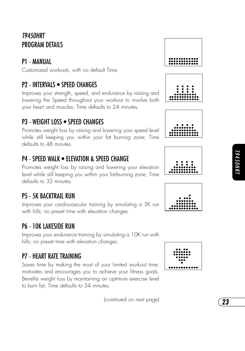 Vision Fitness T9450HRT User Manual | Page 27 / 68