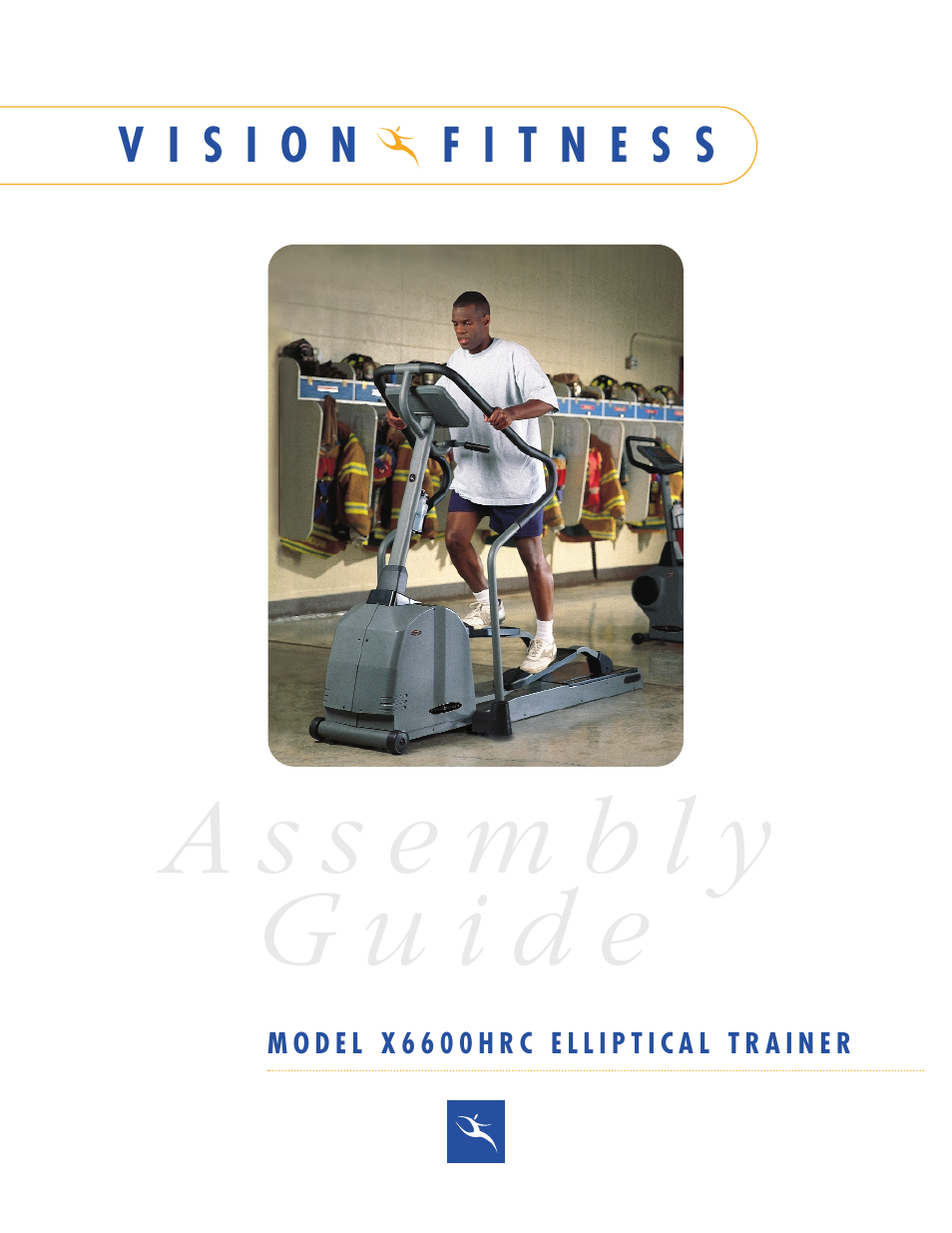 Vision Fitness X6600HR User Manual | 6 pages