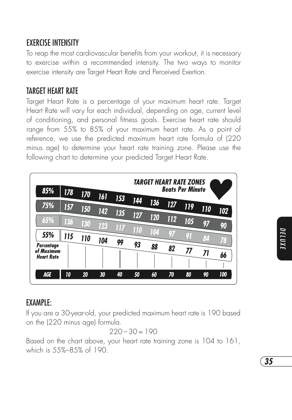 Vision Fitness Simple and Deluxe User Manual | Page 39 / 68