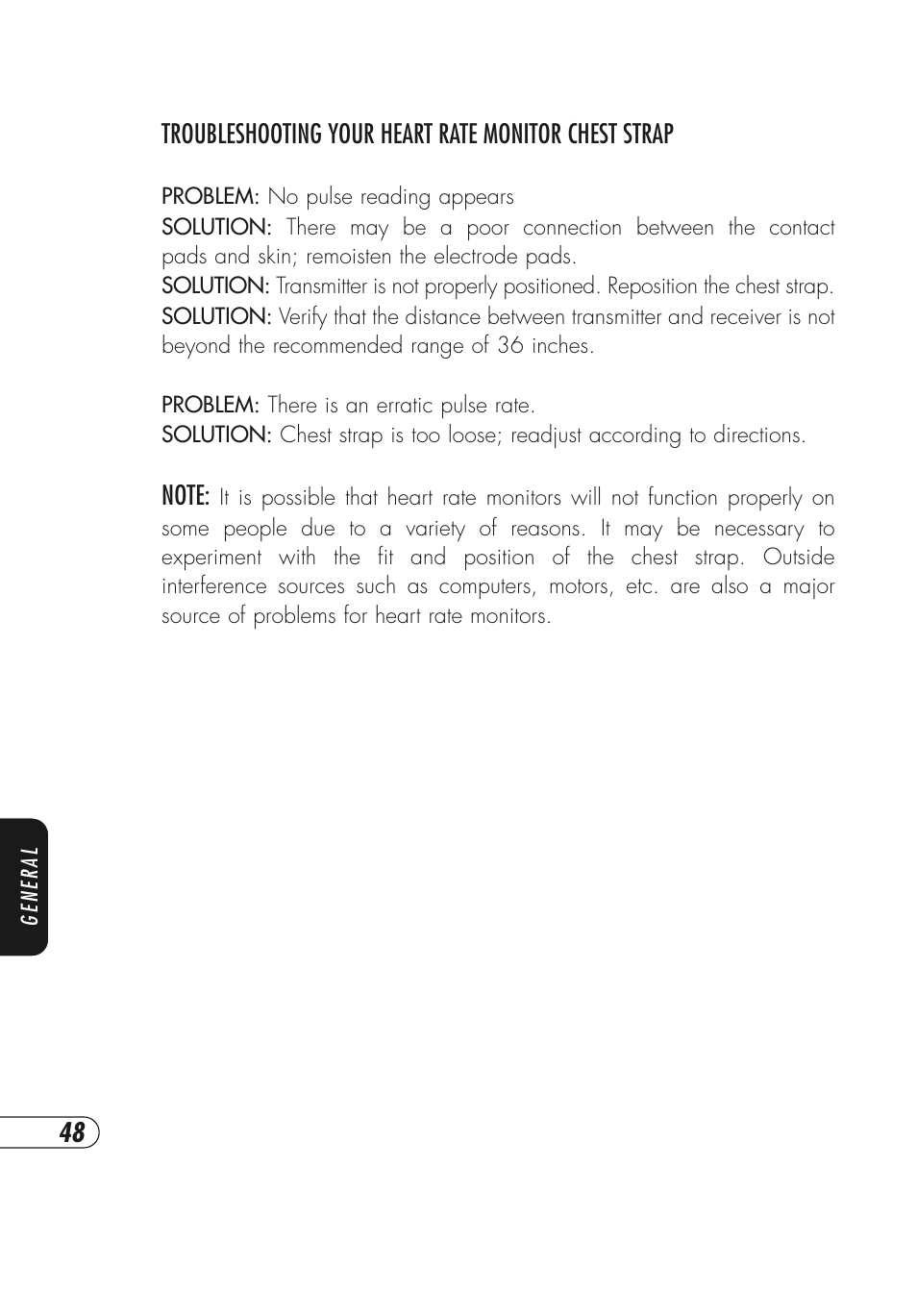 Vision Fitness Simple and Deluxe User Manual | Page 52 / 68