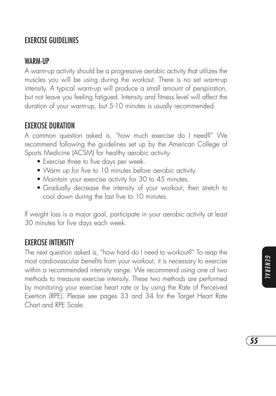 Vision Fitness Simple and Deluxe User Manual | Page 59 / 68