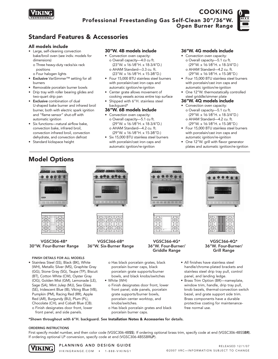 Viking VGSC388-4G User Manual | 6 pages