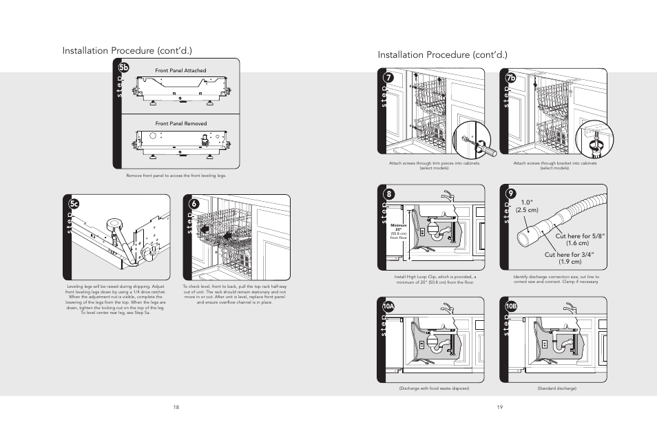 Installation procedure (cont’d.) | Viking 325E User Manual | Page 10 / 12