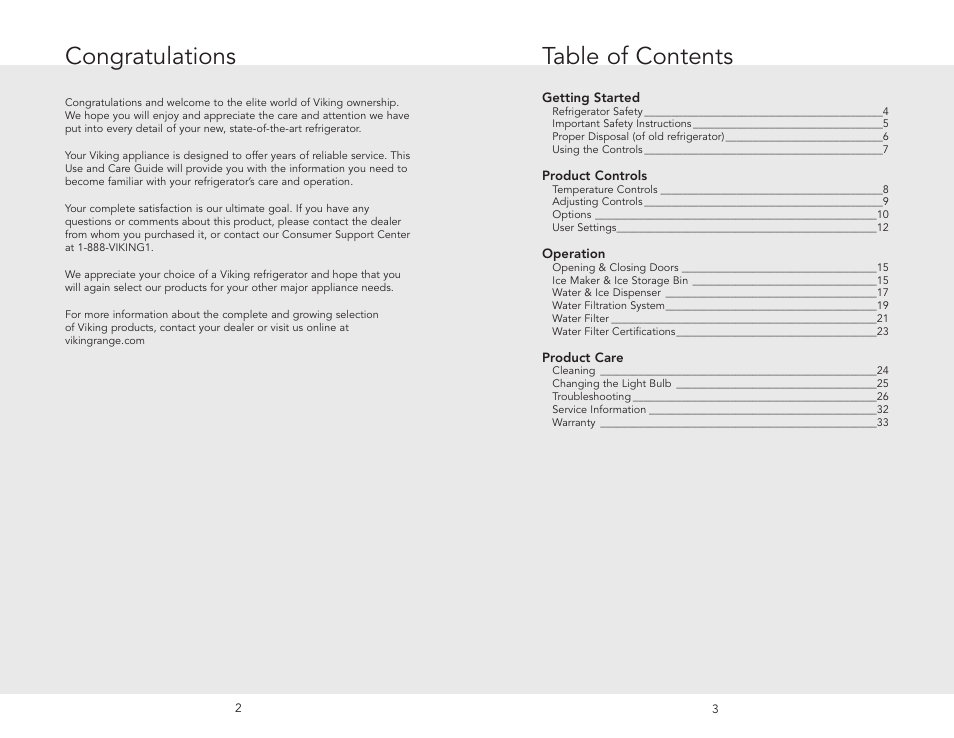 Viking W10345054 User Manual | Page 2 / 18