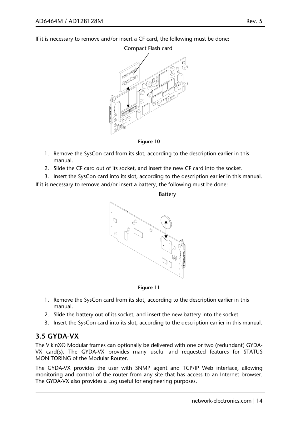 5 gyda-vx | Viking AD128128M User Manual | Page 14 / 29