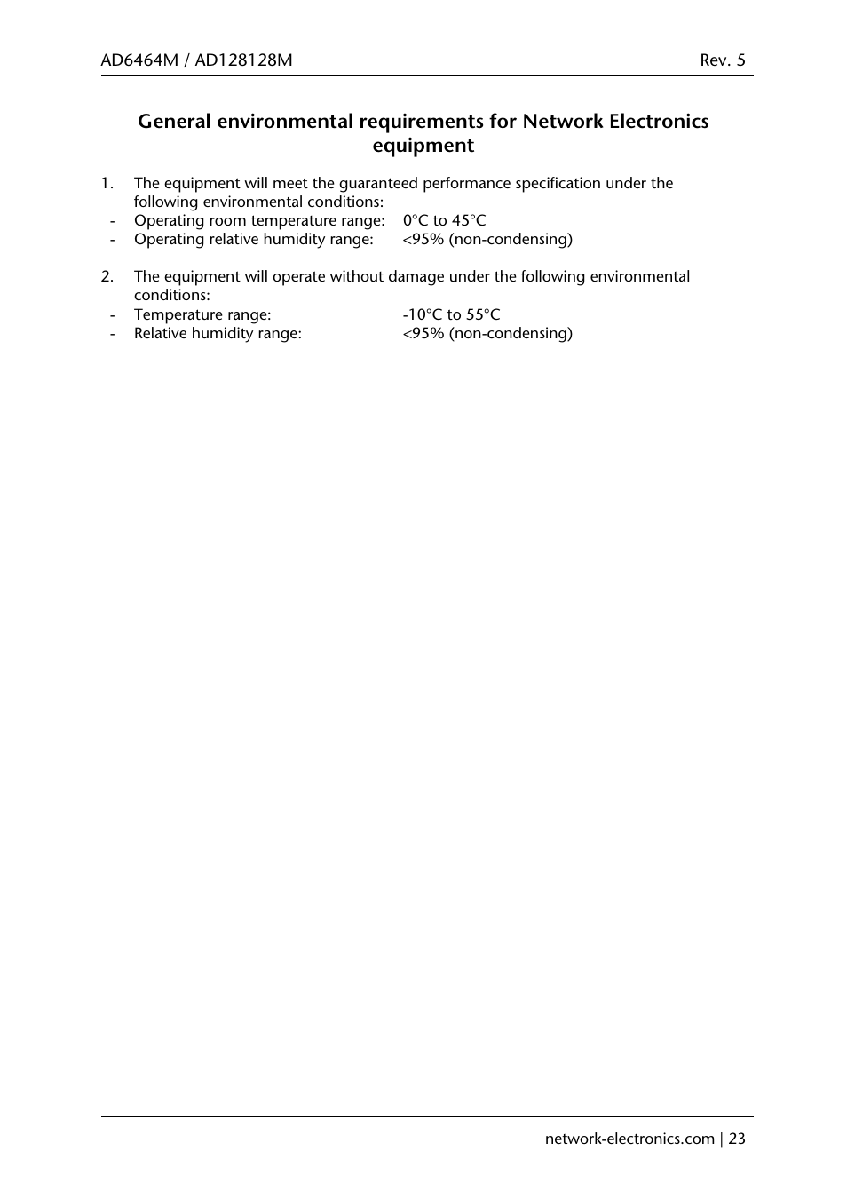 Viking AD128128M User Manual | Page 23 / 29