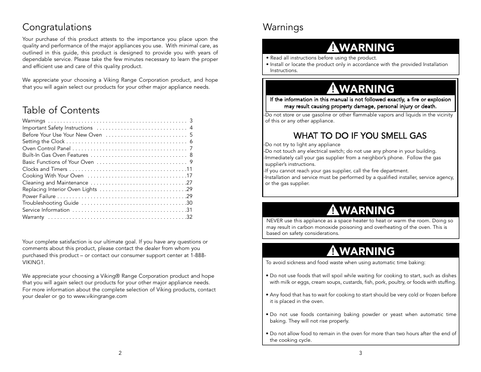 Viking F131D User Manual | Page 2 / 18