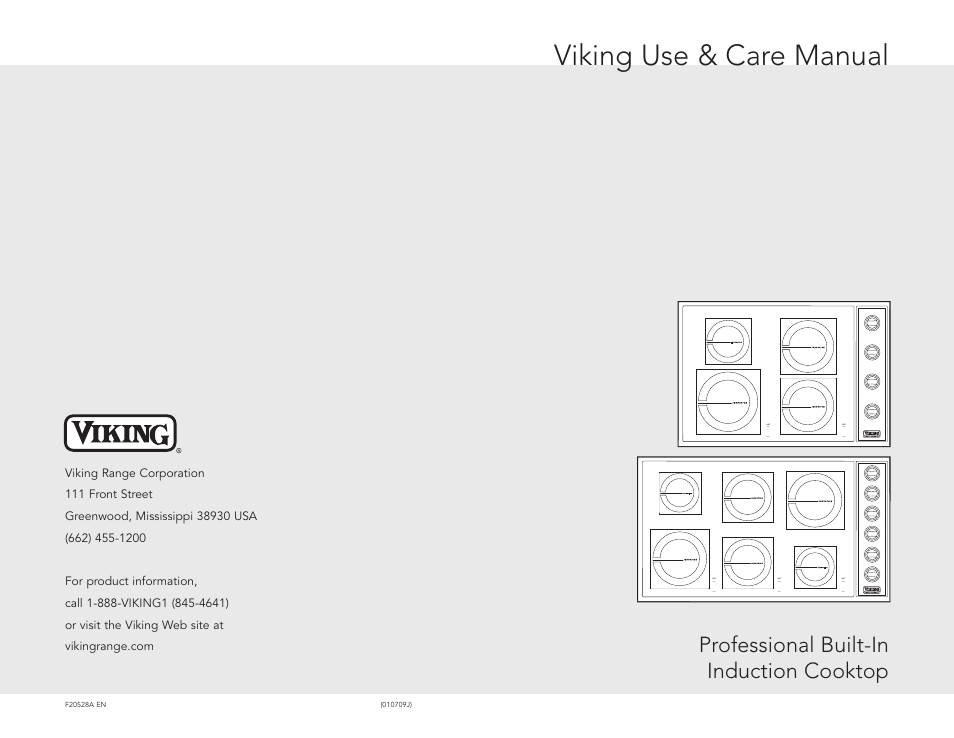 Viking F20528 User Manual | 12 pages