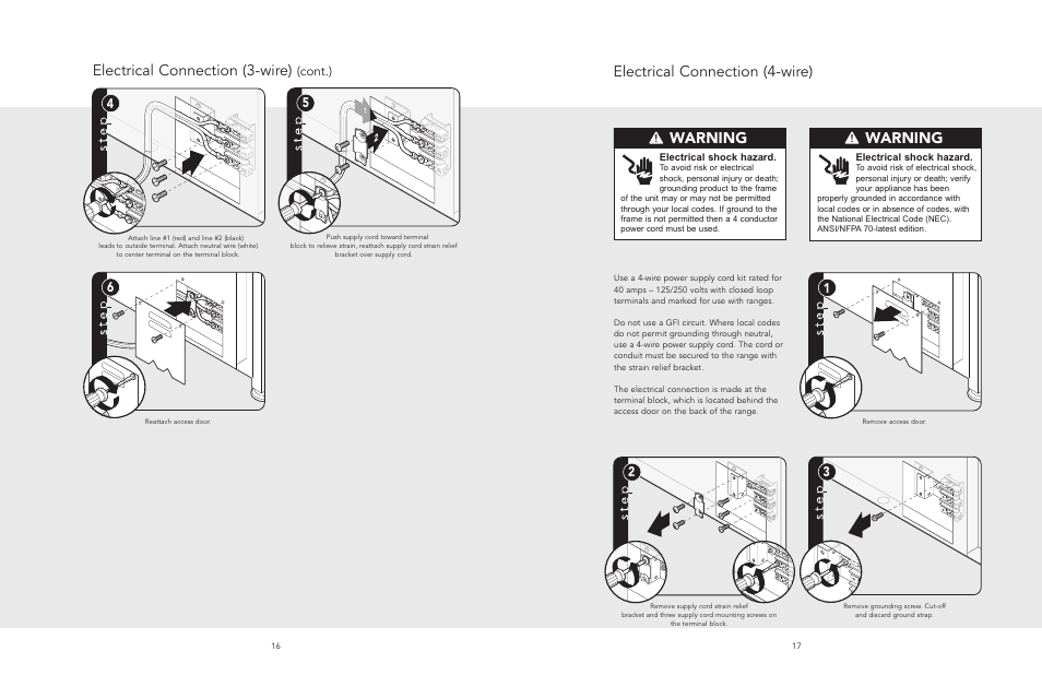 Warning, Cont.) | Viking F20495 User Manual | Page 9 / 14