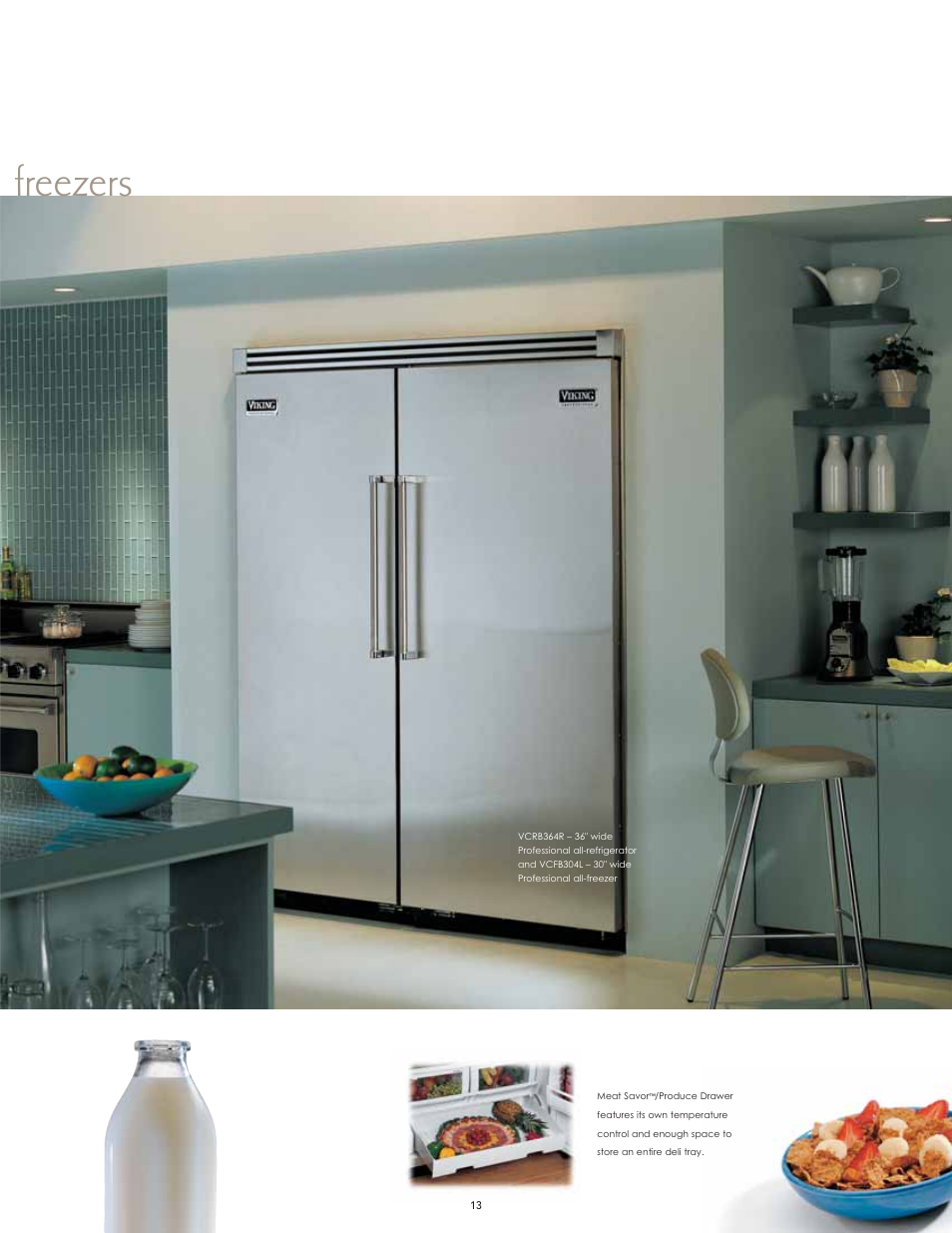 Freezers | Viking High-Performance Kitchen User Manual | Page 13 / 64