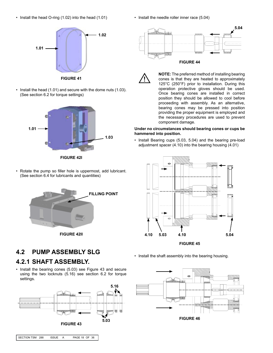 2 pump assembly slg 4.2.1 shaft assembly | Viking SLAL User Manual | Page 18 / 36