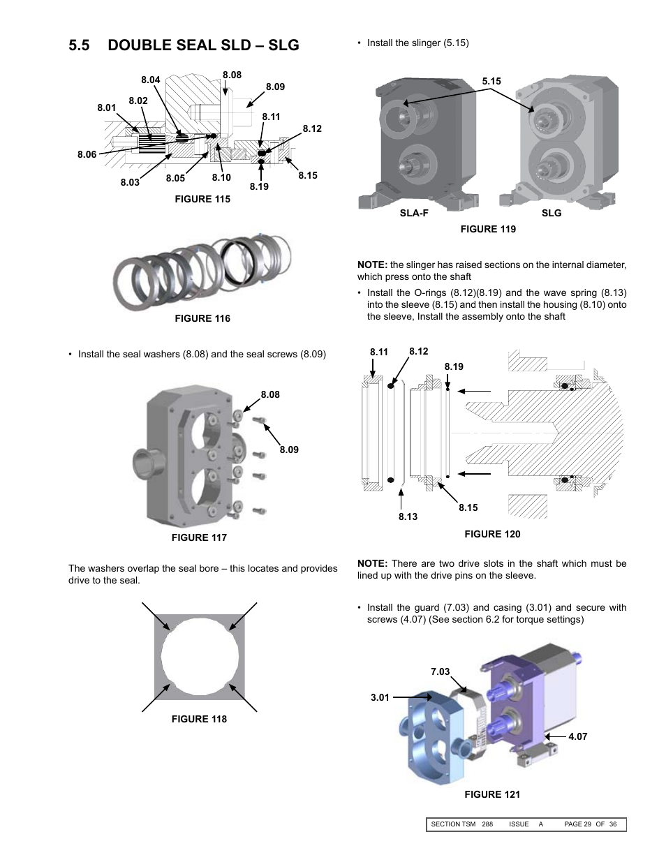 5 double seal sld – slg | Viking SLAL User Manual | Page 29 / 36