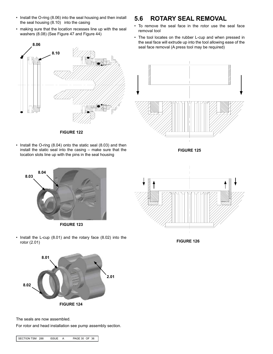 6 rotary seal removal | Viking SLAL User Manual | Page 30 / 36