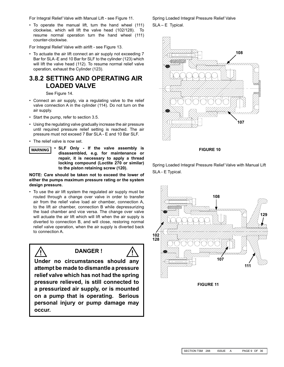 2 setting and operating air loaded valve | Viking SLAL User Manual | Page 9 / 36