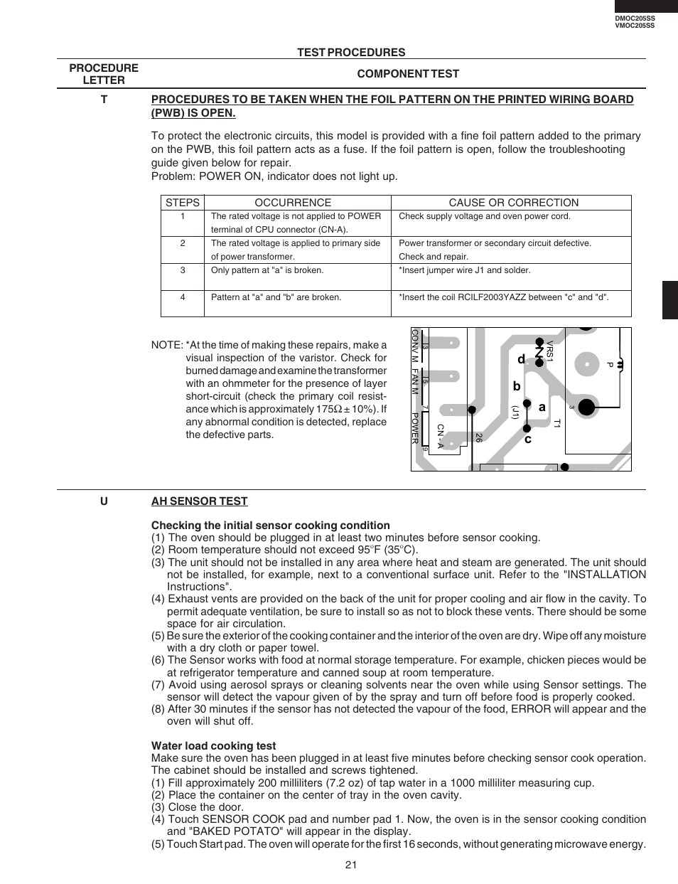 Ac d b | Viking DMOC205SS User Manual | Page 23 / 48