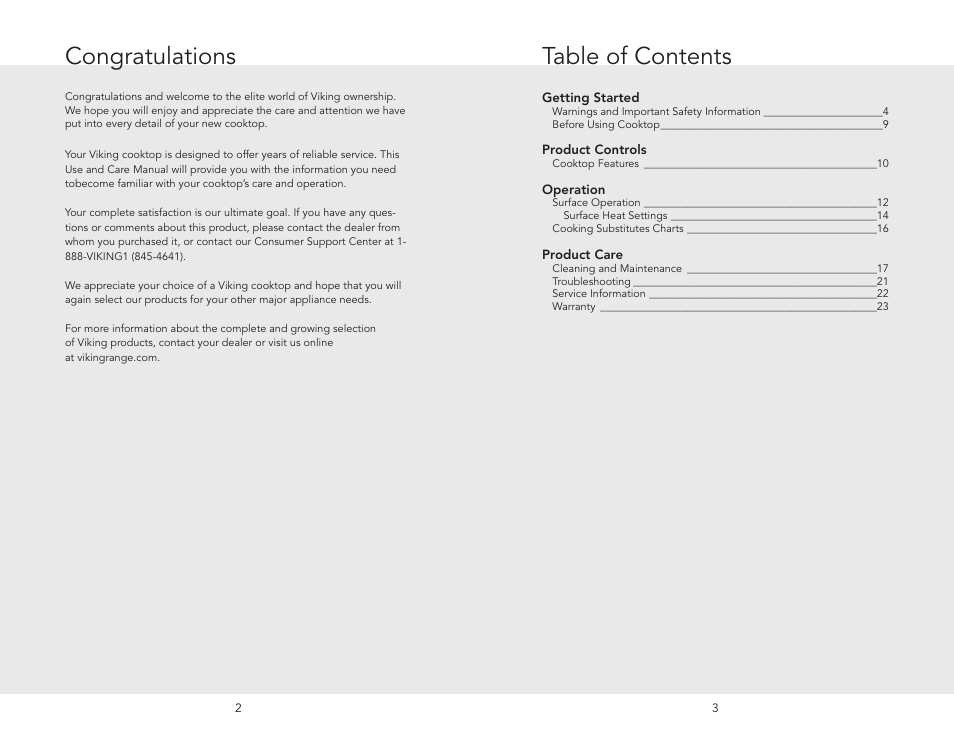 Viking F20111B (M0306VR) User Manual | Page 2 / 12