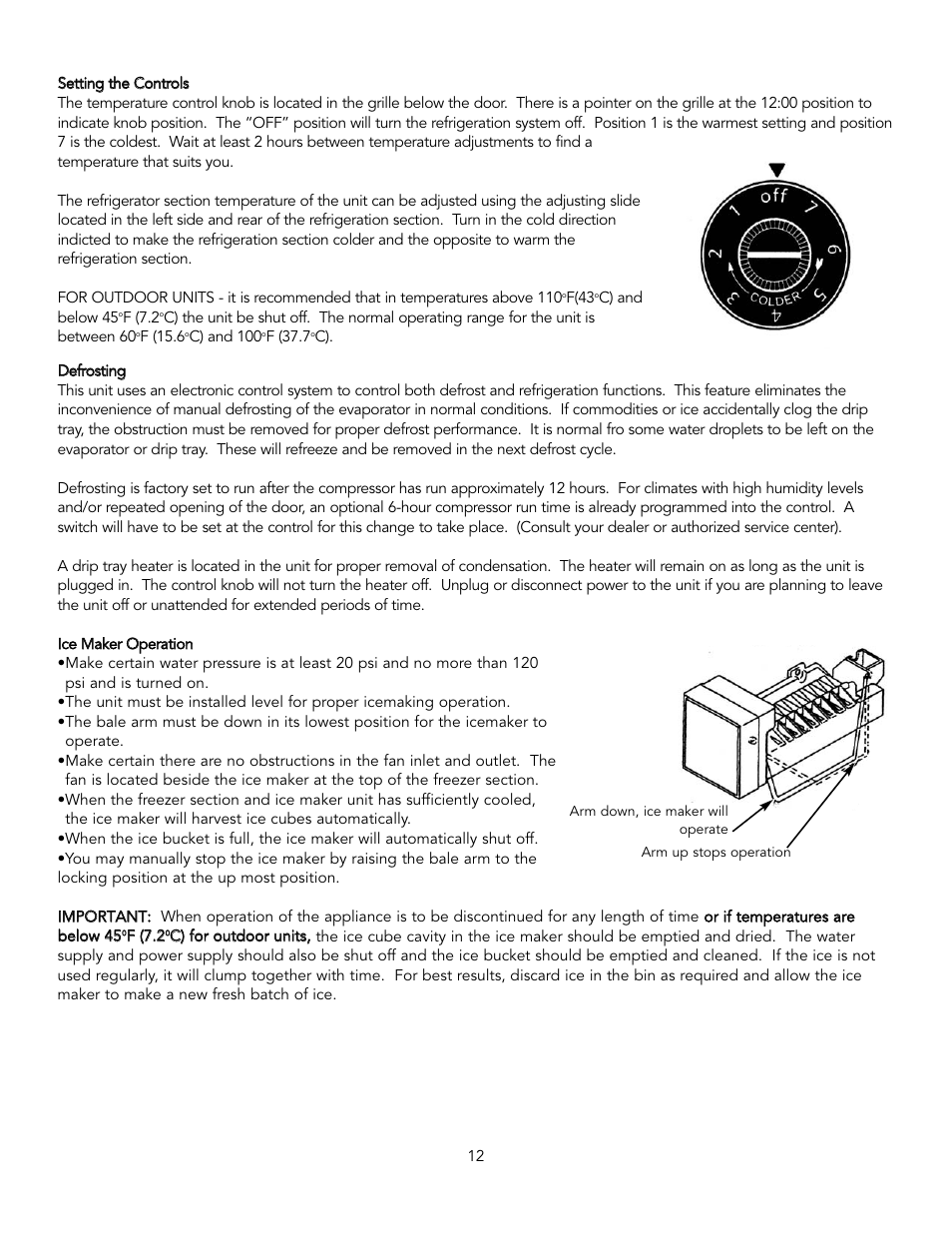 Viking Combination Beverage Center User Manual | Page 12 / 20