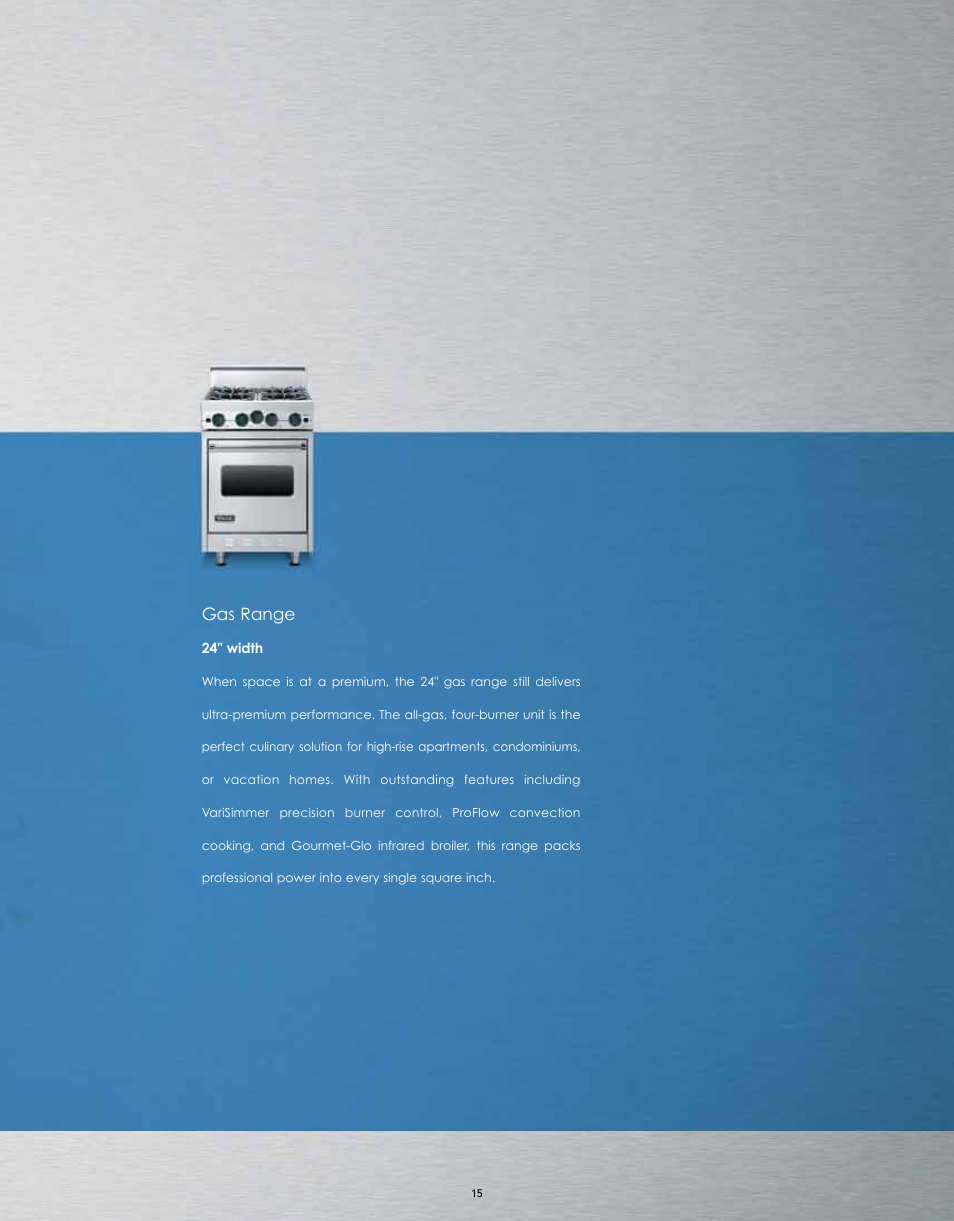 Gas range | Viking M0908F60094G User Manual | Page 15 / 64