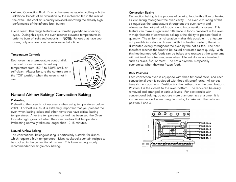 Natural airflow baking/ convection baking | Viking F1737H User Manual | Page 10 / 20