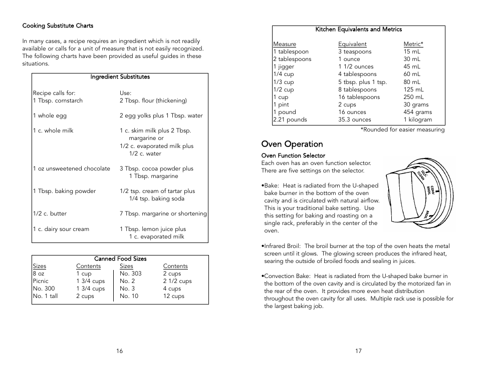 Oven operation | Viking F1737H User Manual | Page 9 / 20