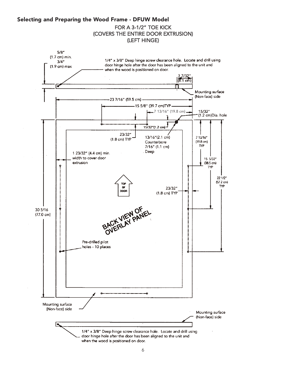 Viking UNDERCOUNTER/FREESTANDING WINE CELLAR User Manual | Page 6 / 14