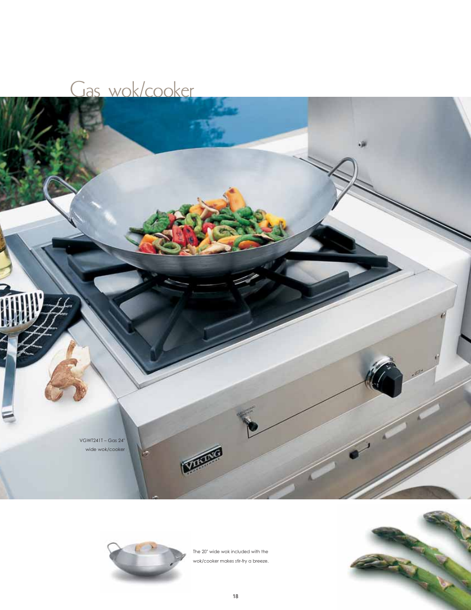 Gas wok/cooker | Viking F60112I User Manual | Page 18 / 52