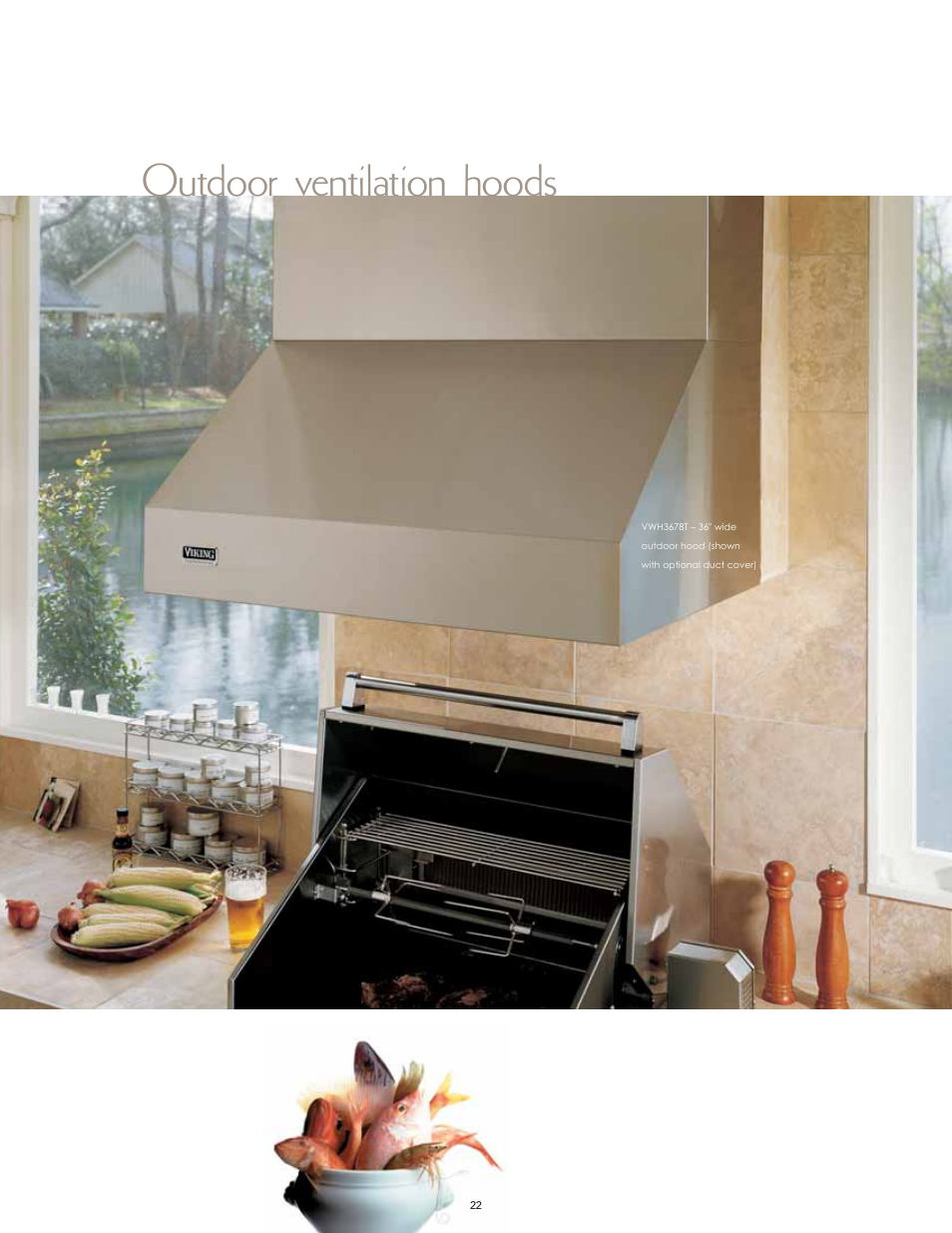 Outdoor ventilation hoods | Viking F60112I User Manual | Page 22 / 52