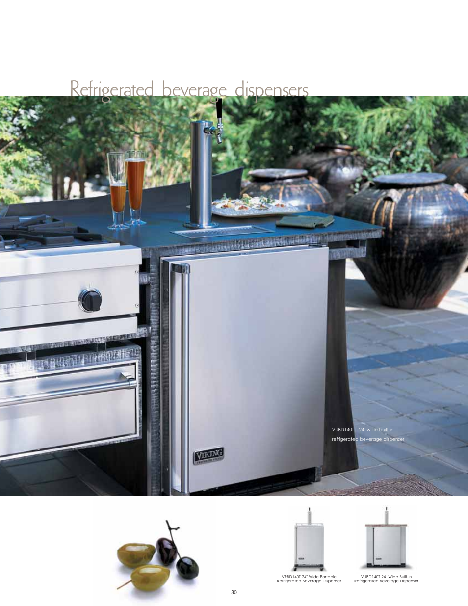 Refrigerated beverage dispensers | Viking F60112I User Manual | Page 30 / 52