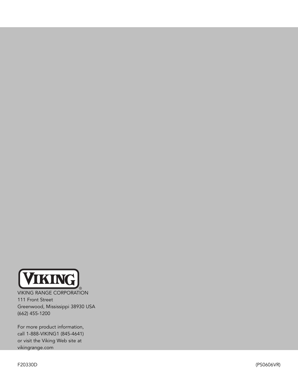 Viking TruSearTM User Manual | Page 16 / 16