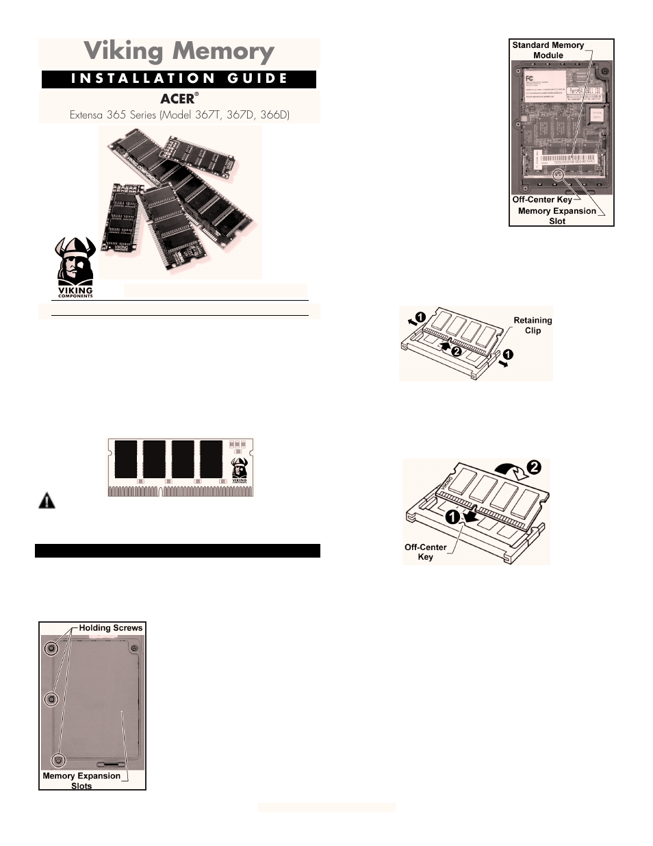 Viking EXTENSA 366D User Manual | 1 page