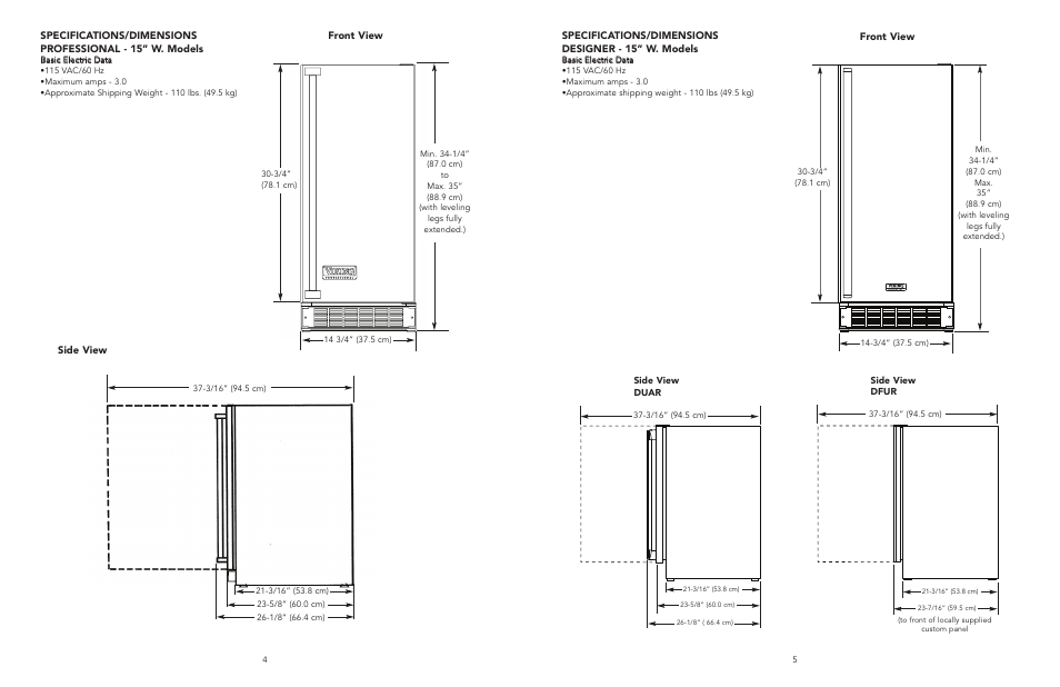 Viking F20497 User Manual | Page 3 / 12