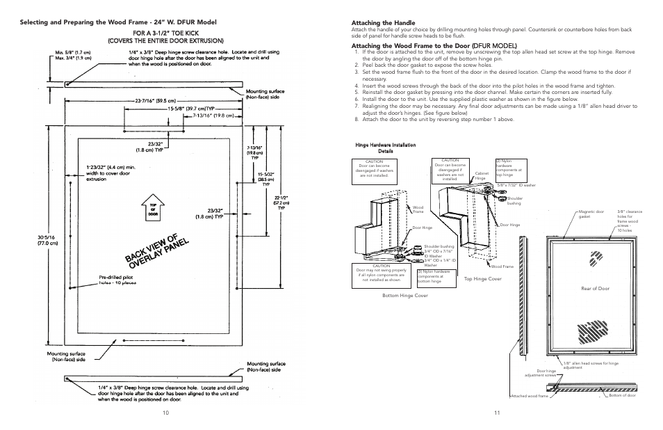 Attaching the handle | Viking F20497 User Manual | Page 6 / 12