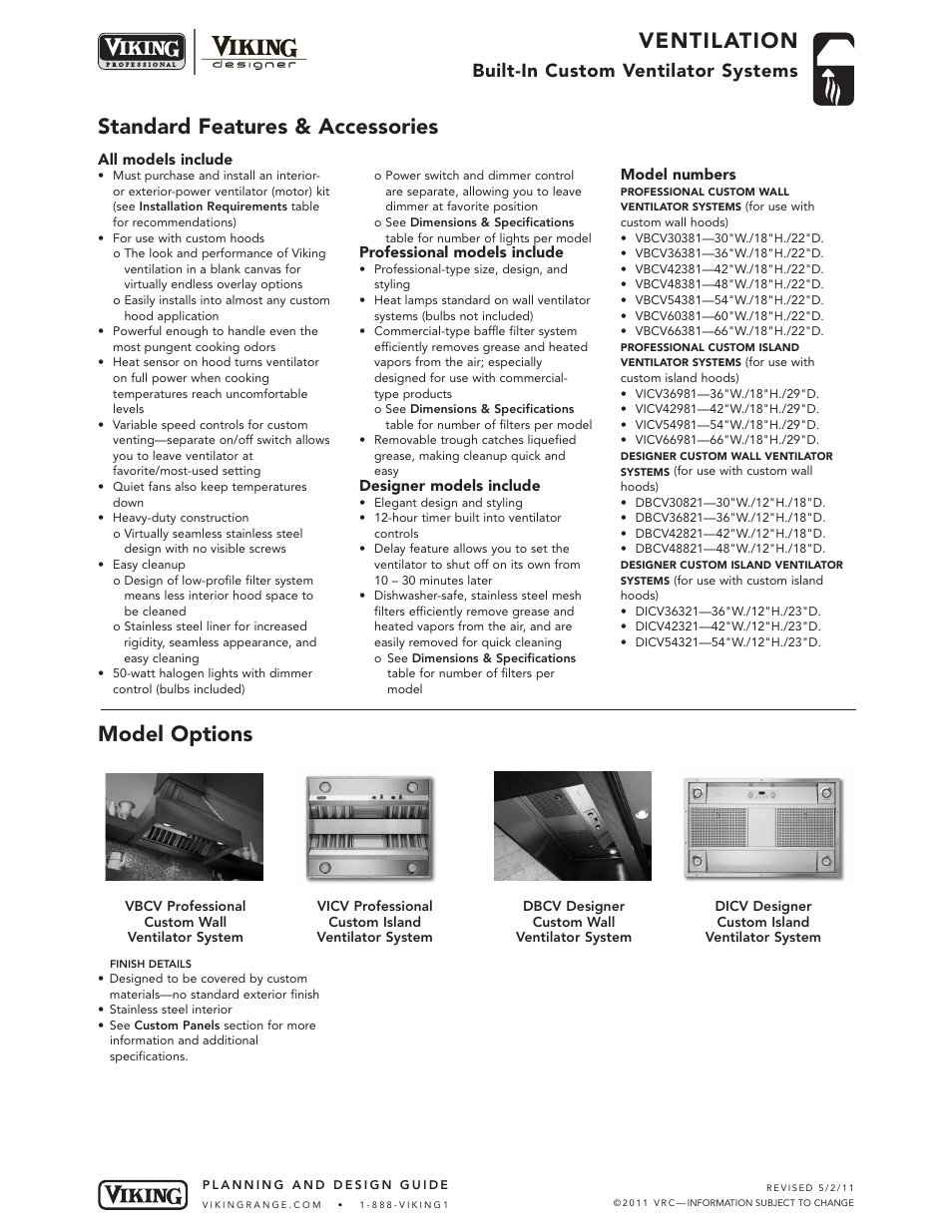 Viking DBCV User Manual | 4 pages