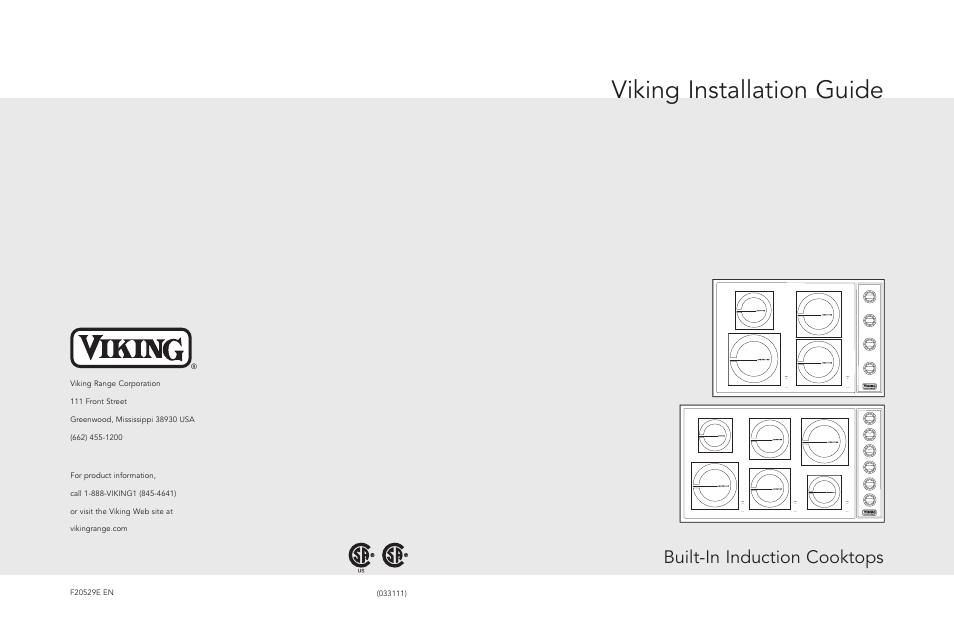 Viking F20529 User Manual | 8 pages