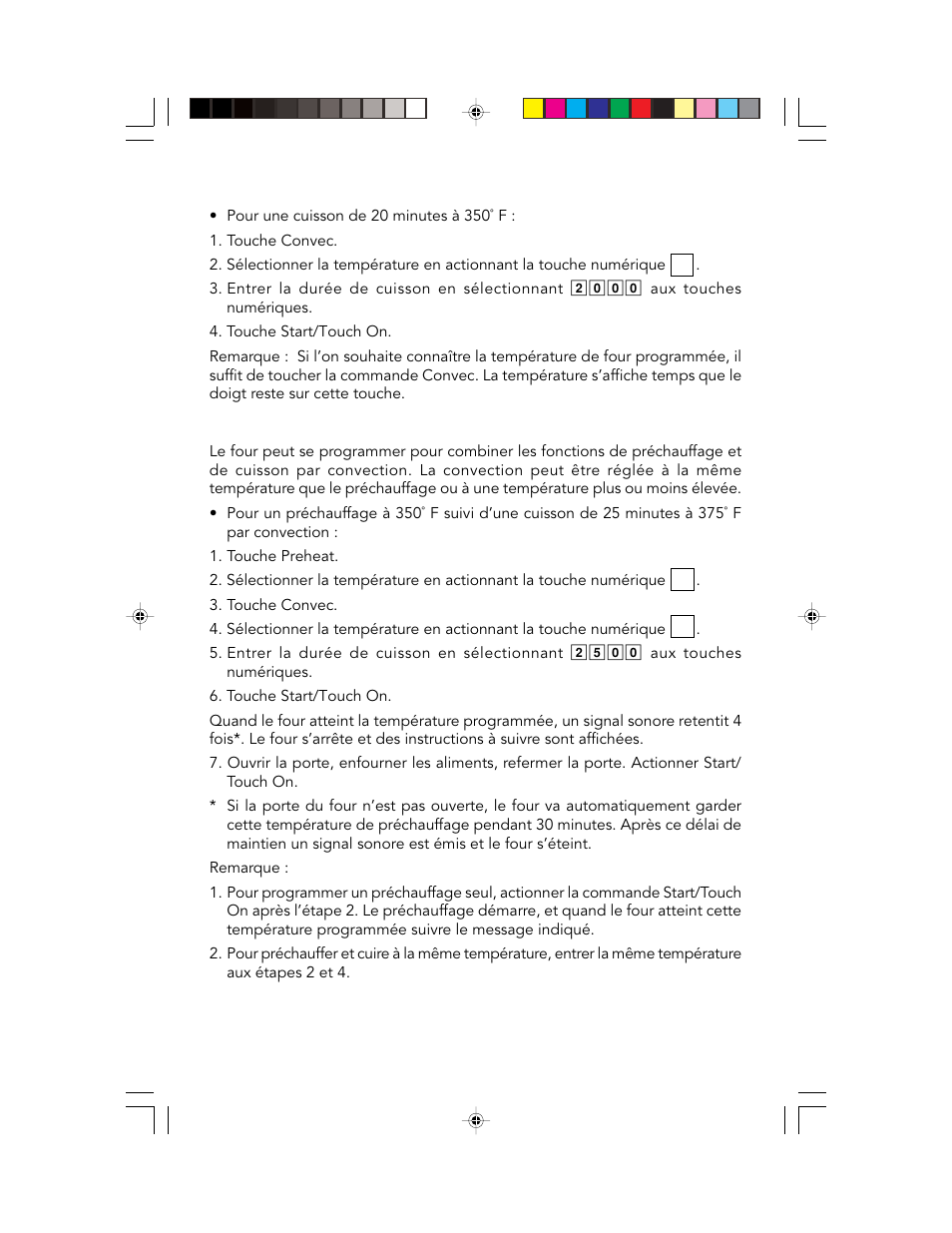 Cuire par convection, Préchauffage et cuisson par convection | Viking F20303 User Manual | Page 71 / 128